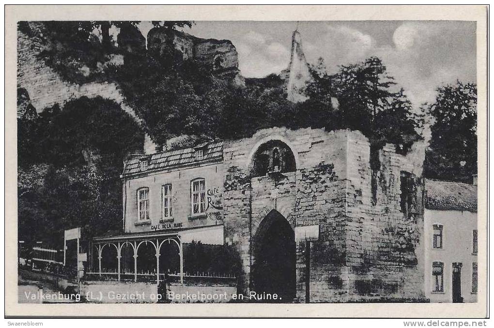 NL.- Valkenburg (Limburg) - Gezicht Op Berkelpoort En Ruine - LKO 2 Scans - Valkenburg