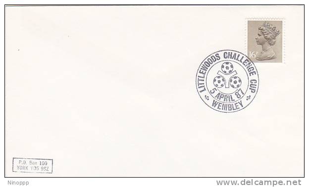 Great Britain 1987 Littlewoods Challenge Cup  Souvenir Cover - Other & Unclassified