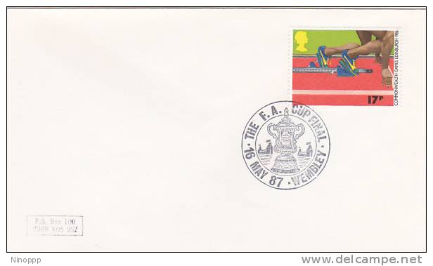 Great Britain 1987 The F.A. Cuo Final  Cover - Other & Unclassified