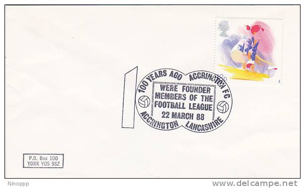 Great Britain 1988 Accrington FC 100 Years Souvenir Cover - Other & Unclassified
