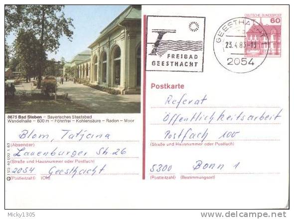 Germany - Bildpostkarte Echt Gelaufen / Postcard Used (r605) - Illustrated Postcards - Used