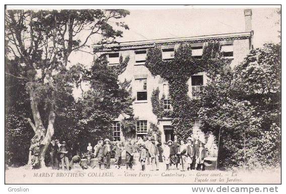 CANTERBURY 9 MARIST BROTHERS COLLEGE  GROVE FERRY  GROVE COURT LA FACADE SUR LES JARDINS - Canterbury