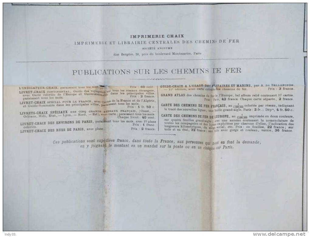 - AGENDA  DUNOD . N°6 . CHEMINS DE FER 1883 - Railway & Tramway