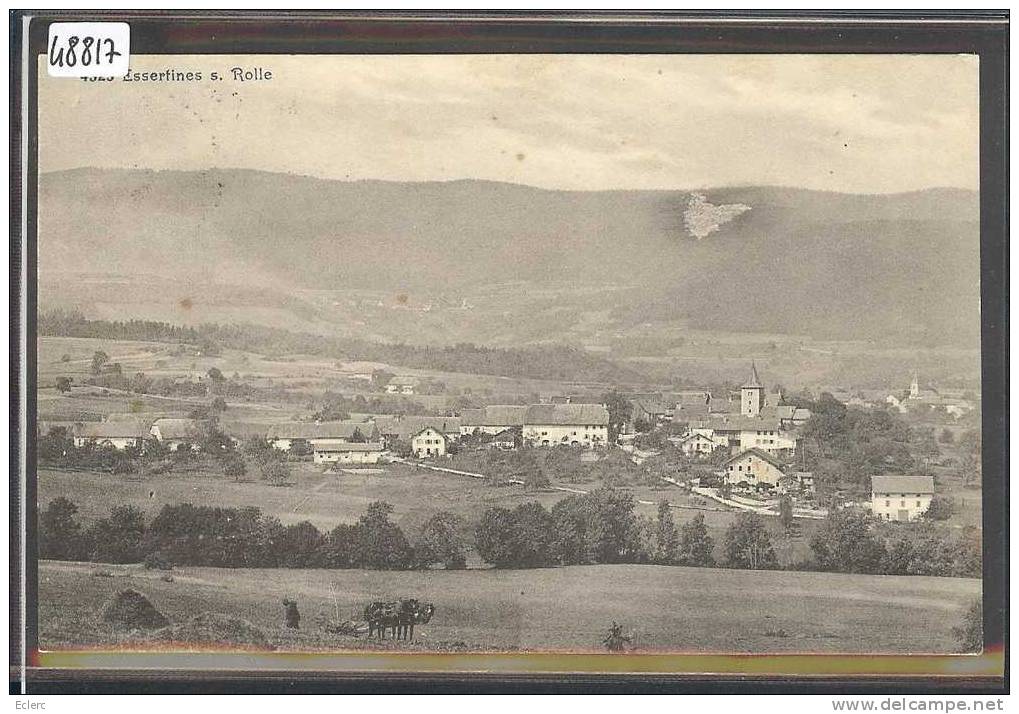 DISTRICT DE ROLLE /// ESSERTINES SUR ROLLE - B  ( PETIT GRATTAGE SUR LE JURA ) - Essertines-sur-Rolle