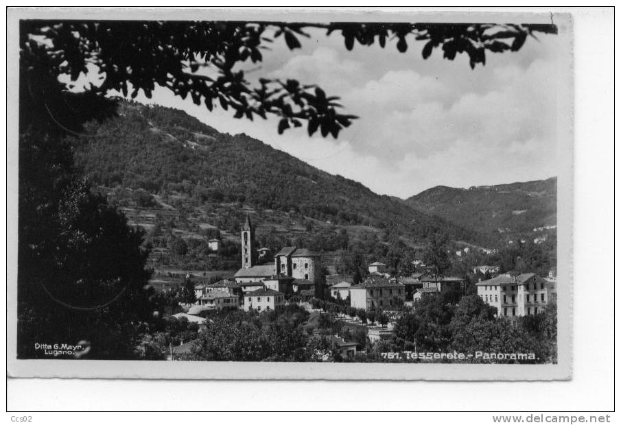 Tesserete Panorama 1951 - Tesserete 
