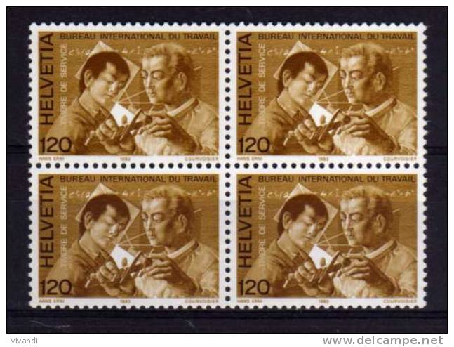 International Labour Office - 1983 - Apprentice & Instructor Block Of 4 - MNH - Neufs