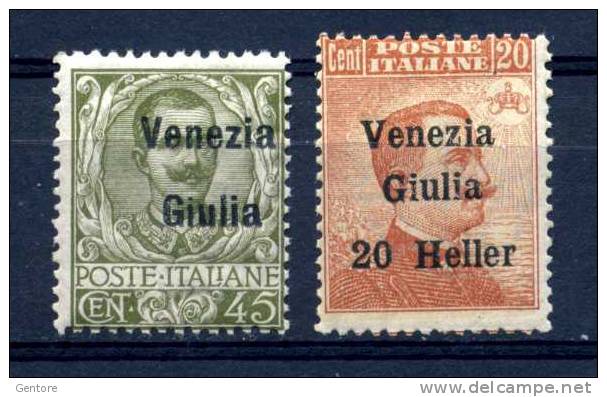 ITALY 1918-19 Venezia Giulia Overprinted Sassone Cat N° 26-31  All Of Them MNH ** - Vénétie Julienne