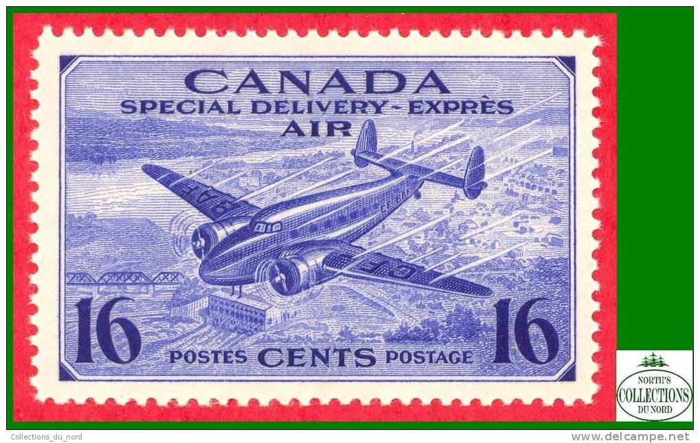Canada # CE1 Scott - Unitrade - Mint / Neuf - 16 Cents - Air Mail Special Delivery - Poste Aérienne - Luchtpost: Expres