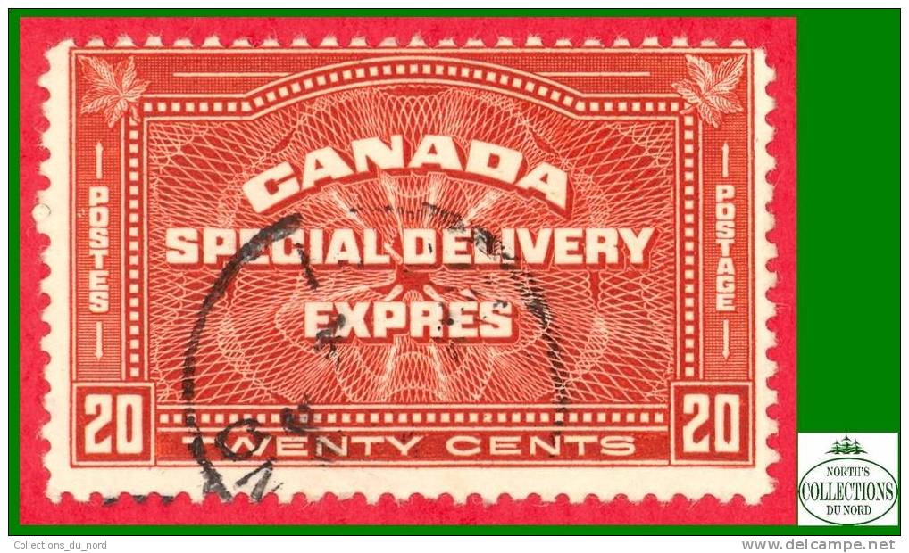 Canada # E4 Scott - Unitrade - O - 20 Cents - Special Delivery - Express - Eilbriefmarken