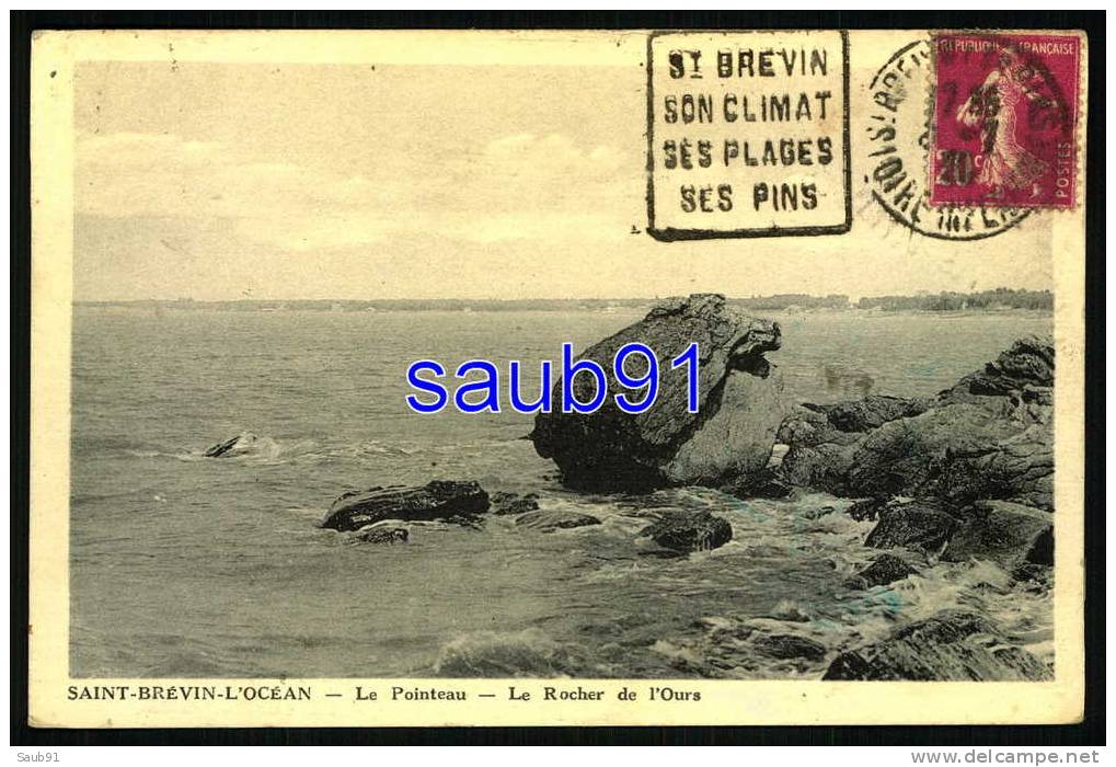 Saint-Brévin-l'Oc& Eacute;an  - Le Pointeau - Le Rocher De L'Ours  -   Réf:  15727 - Saint-Brevin-l'Océan