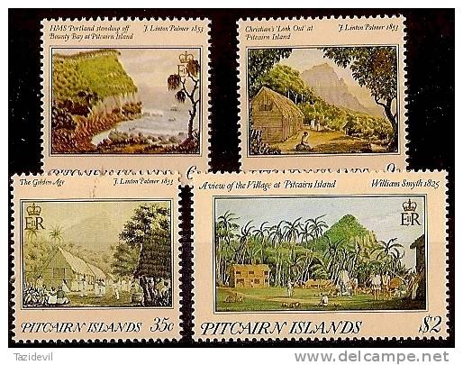 PITCAIRN ISLANDS - MNH ** 1985 Paintings. Scott 249-52 - Pitcairn