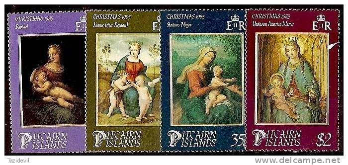 PITCAIRN ISLANDS - MNH ** 1985 Christmas. Scott 262-5 - Islas De Pitcairn