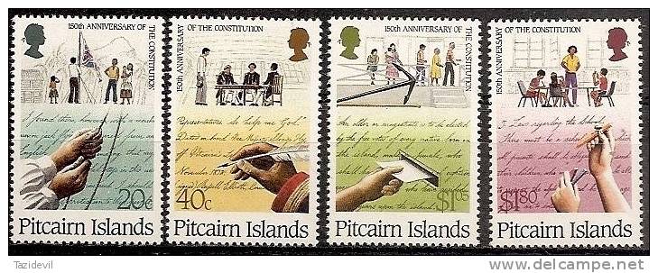 PITCAIRN ISLANDS - MNH ** 1988 Constitution. Scott 315-18 - Pitcairn Islands