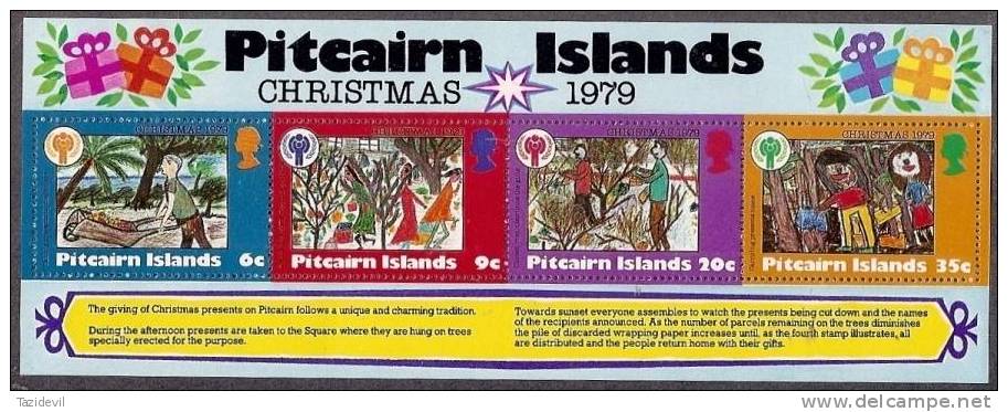 PITCAIRN ISLANDS - MNH ** 1979 Christmas Souvenir Sheet. Scott 191a - Pitcairninsel