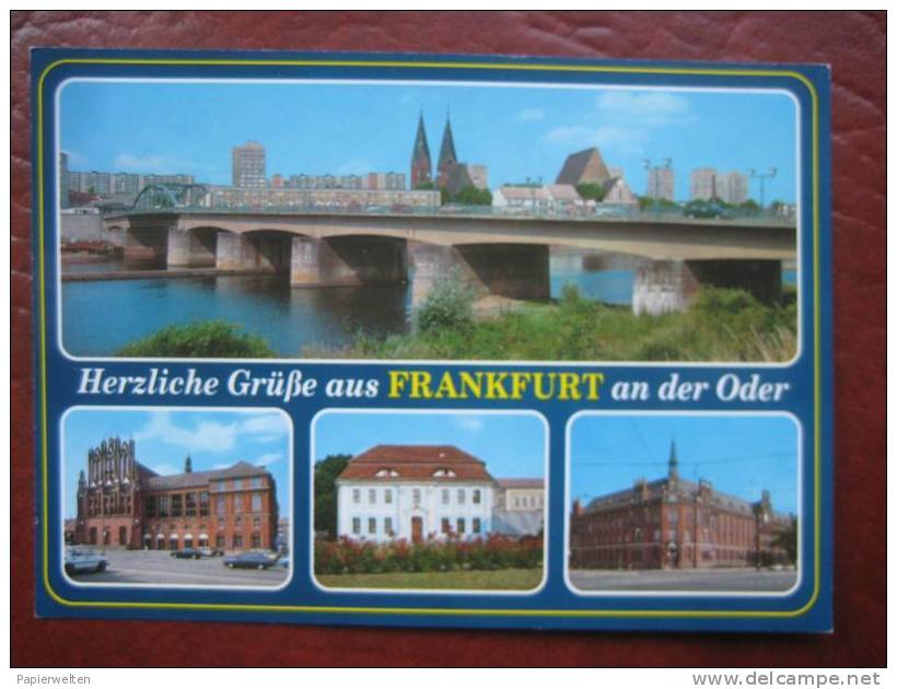 Frankfurt (Oder) - Mehrbildkarte "Herzliche Grüße Aus Frankfurt An Der Oder" - Frankfurt A. D. Oder