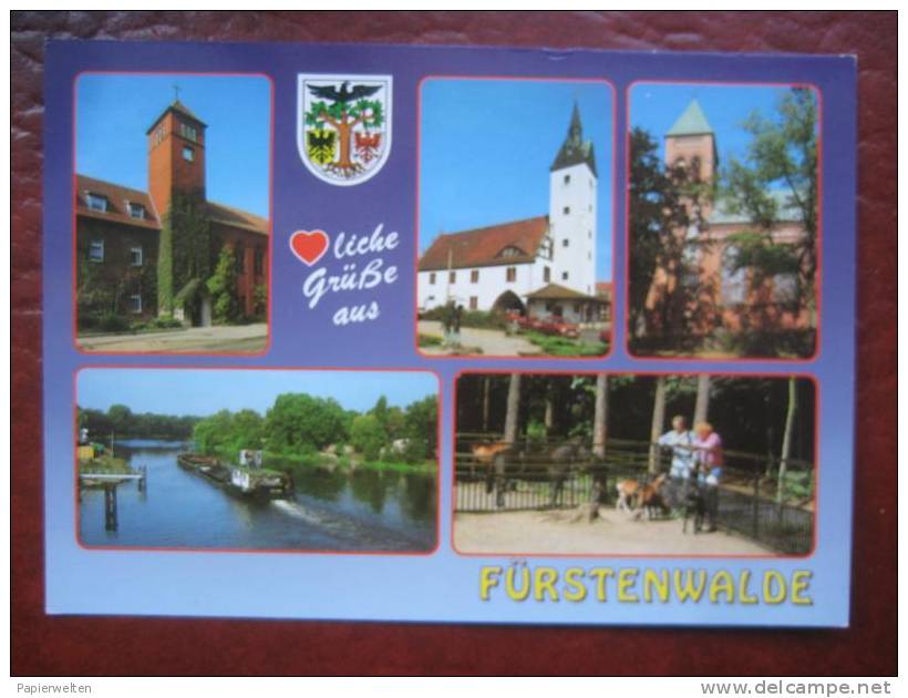 Fürstenwalde - Mehrbildkarte - Fuerstenwalde