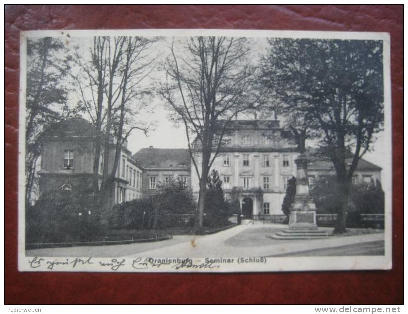 Oranienburg - Seminar (Schloß) / Bahnpost - Oranienburg