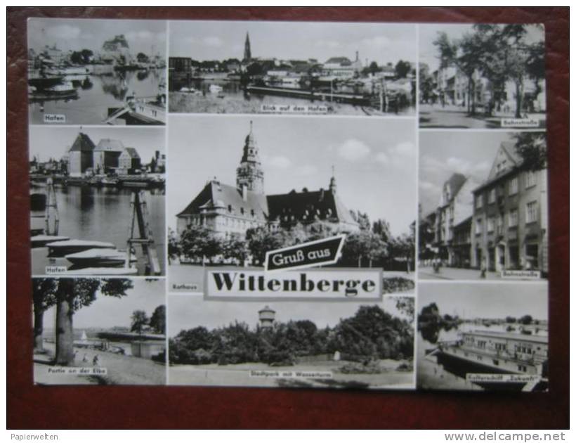 Wittenberge - Mehrbildkarte - Wittenberge