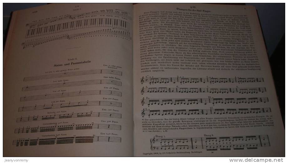 Grosse Théoretisch-Praktische Klavièreschule. Dr S. Lebert Und Dr. L. Stark. 1903. - Music