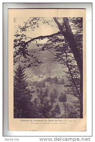 88.-  Colonie De Vacances Du HAUT ROC ( Alt. 1017m.)  Echappée Sur Planois à Travers La Forêt - Autres & Non Classés