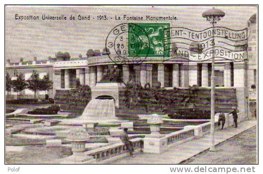 GAND - Exposition Universelle 1913 - La Fontaine Monumentale ..(24117) - Expositions