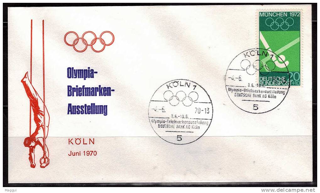 ALLEMAGNE  Cover   Jo 1970   Hockey Sur Gazon - Hockey (sur Gazon)