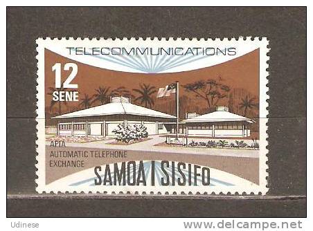 SAMOA 1977 - TELECOMMUNICATIOND DAY 12 - MH MINT HINGED - Samoa