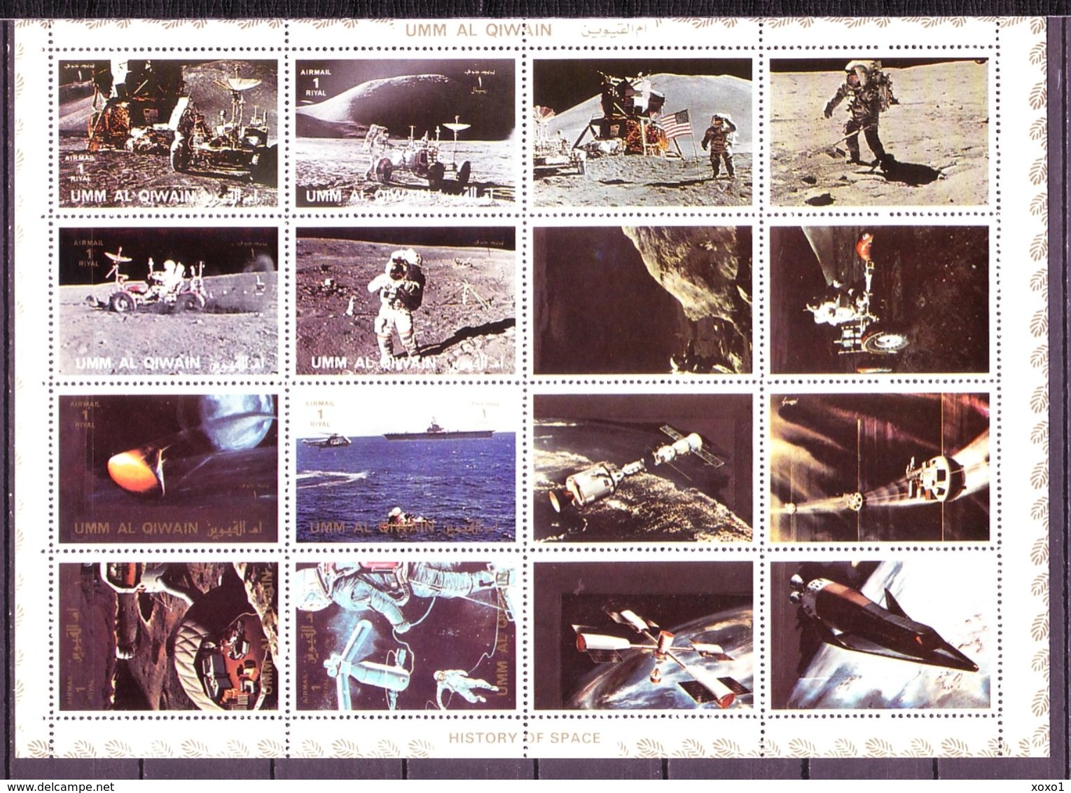 Umm Al Quwain 1972 MiNr. 1194 - 1201  Umm Al-Kaiwain Space Moon Apollo Soyuz 16v MNH** 8,00 € - USA