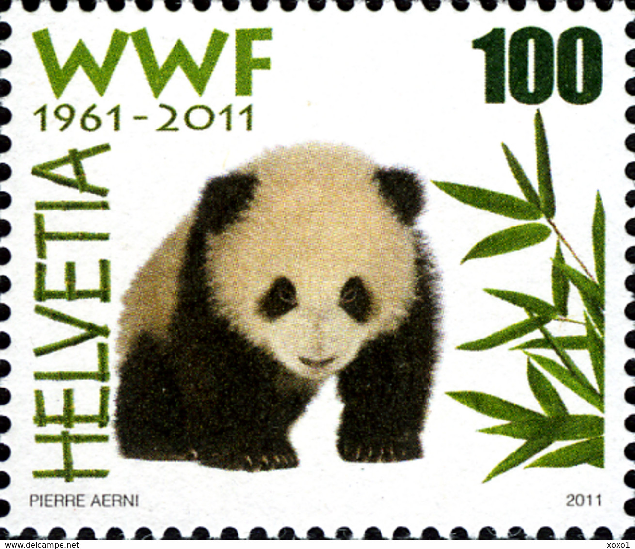 Switzerland 2011 MiNr. 2189 Schweiz 50 Years Of WWF Animals The Giant Panda  1v MNH** 2,50 € - Bears