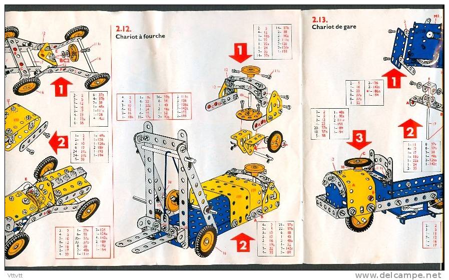 Tracteur pelleteuse meccano junior, vehicules-garages