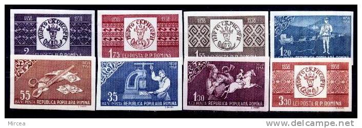 C1397 - Roumanie 1958 - Yv.no.1607-14 Neufs** - Unused Stamps