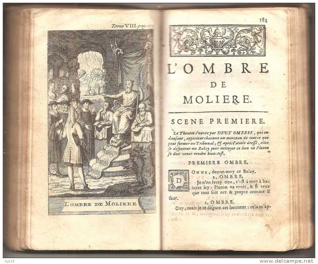 Les OEUVRES De Monsieur DE MOLIERE TOME VIII De 1718 - 1701-1800