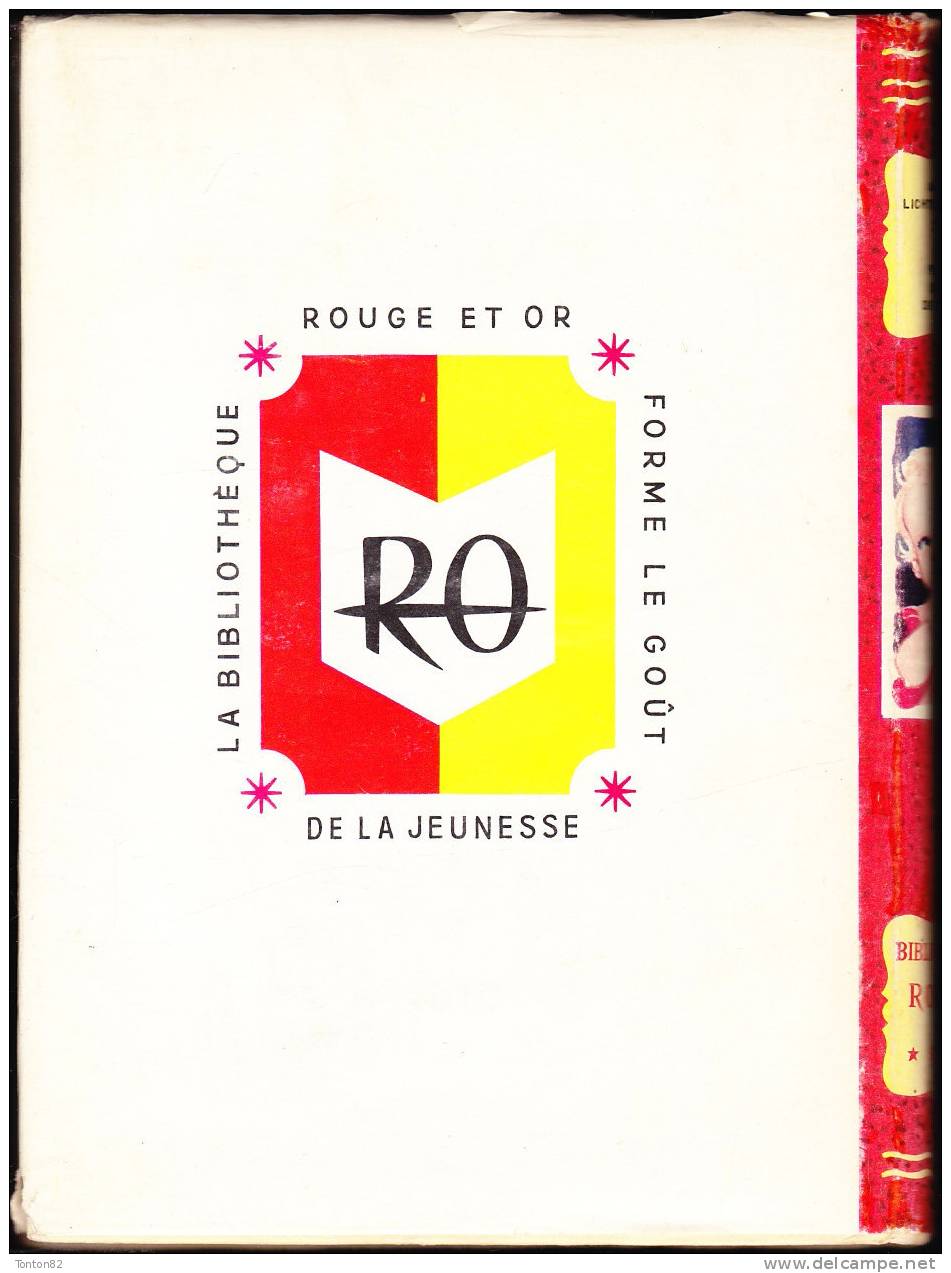 André Lichtenberger - La Petite Sœur De Trott - Bibliothèque Rouge Et Or Souveraine - ( 1956 ) . - Bibliothèque Rouge Et Or