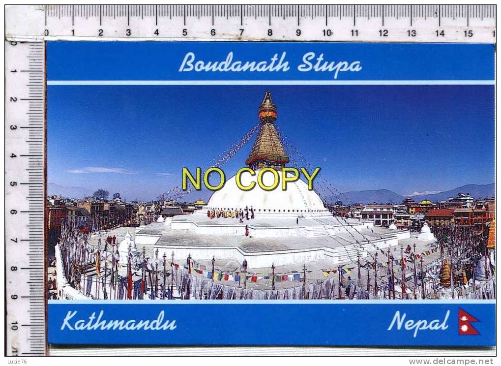 NEPAL -  BOUDANATH STUPA Is One Of The Biggest Et Oldest Buddhist STUPAS Of   KATHMANDU - - Nepal