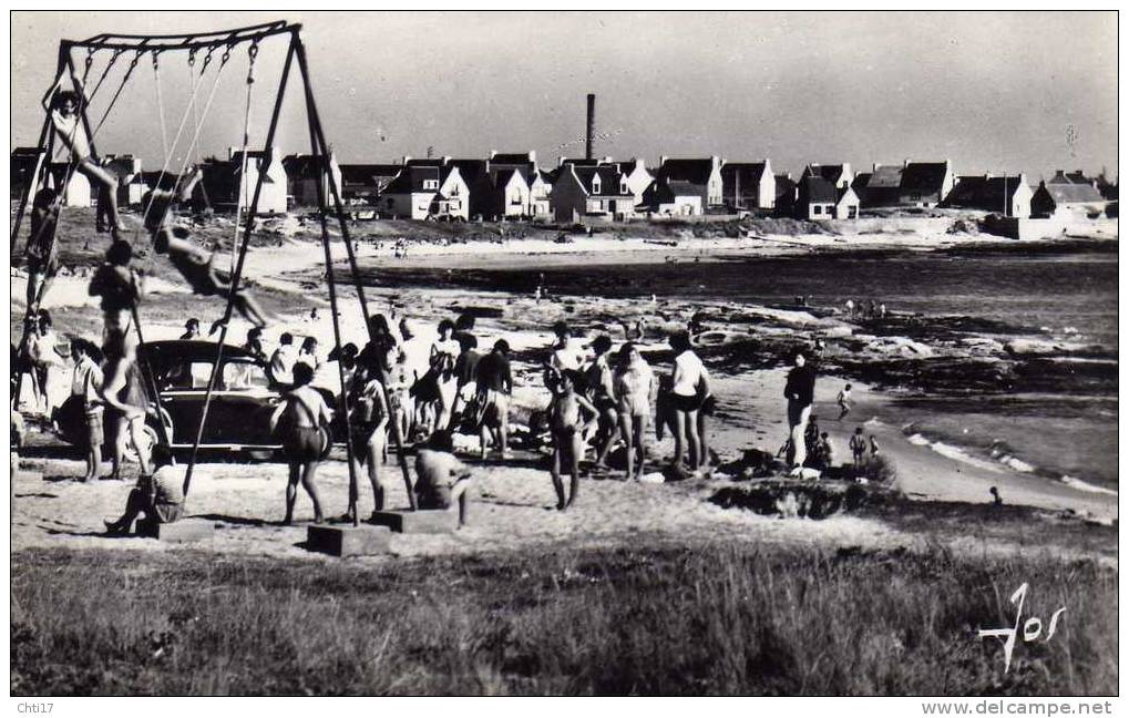 GUILVINEC  1960 JEUX DE PLAGE ET FRONT DE MER  EDIT JOS  CIRC NON - Guilvinec