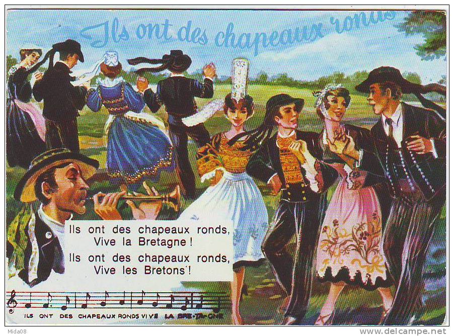 ILS ONT DES CHAPEAUX RONDS VIVE LA BRETAGNE. EDITIONS DUBRAY. - Music