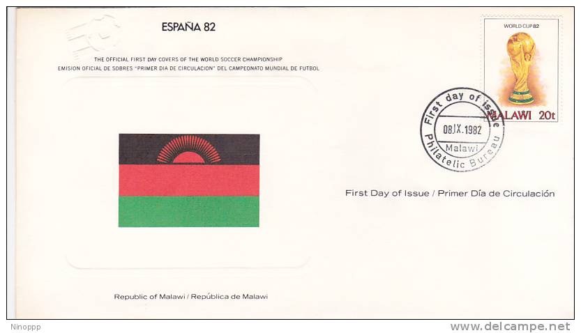 Malawi 1982 Spain  World Cup Souvenir Cover - Other & Unclassified