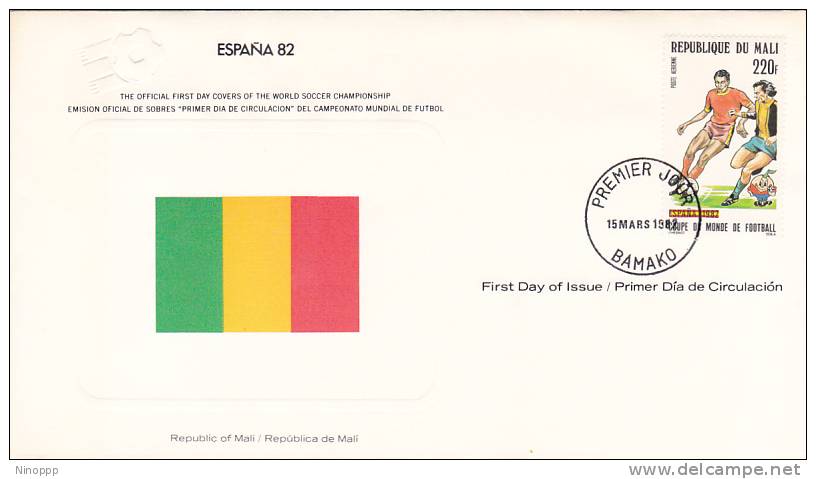 Mali 1982 Spain World Cup Souvenir Cover - Other & Unclassified