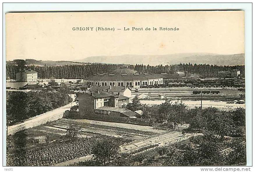Dép 69  - Gares - Grigny - Le Pont De La Rotonde  -  état - Grigny