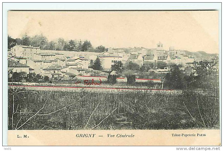 Dép 69  -  Grigny - Vue Générale -  état - Grigny