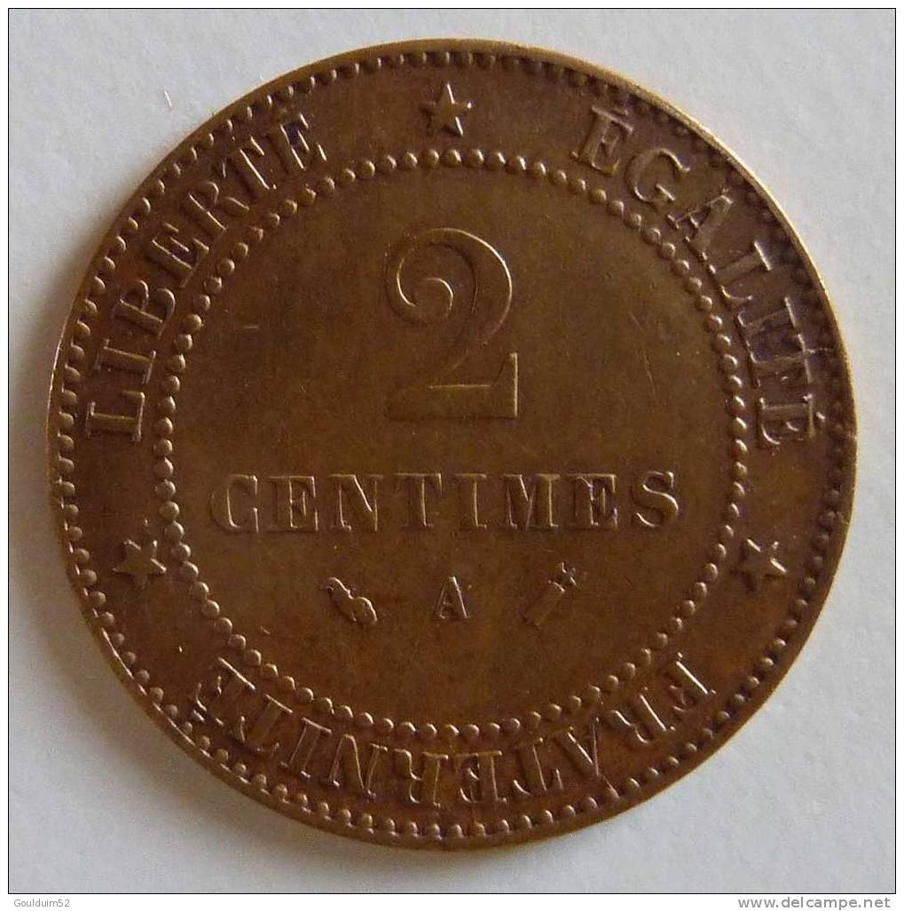 Deux Centimes 1886 A Cérès - Autres & Non Classés