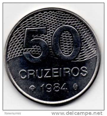 BRASILE 50 CRUZEIROS 1984 - Brazil