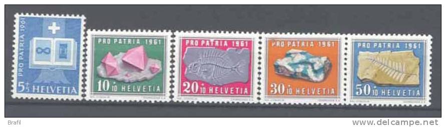 1961 Svizzera, Pro Patria , Serie Completa Nuova (**) - Ungebraucht