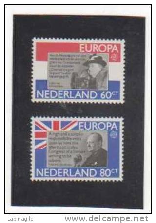 PAYS-BAS 1980  Yvert N° 1138-1139 Neuf** EUROPA - Unused Stamps