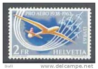 1963 Svizzera, Posta Aerea 50° Traversata Delle Alpi Oscar Bider , Serie Completa Nuova (**) - Unused Stamps
