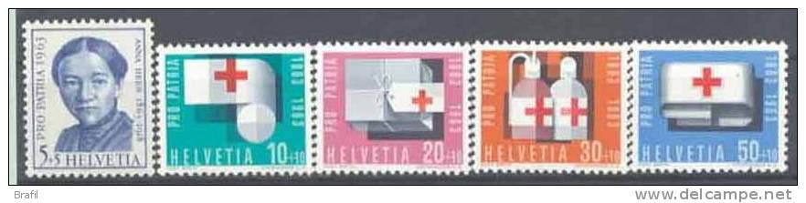 1963 Svizzera, Pro Patria , Serie Completa Nuova (**) - Ungebraucht