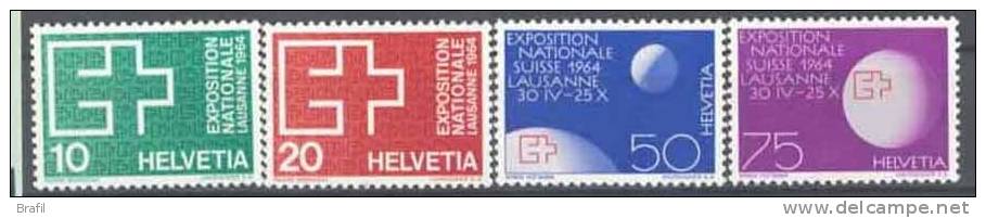 1963 Svizzera, Esposizione Losanna , Serie Completa Nuova (**) - Neufs