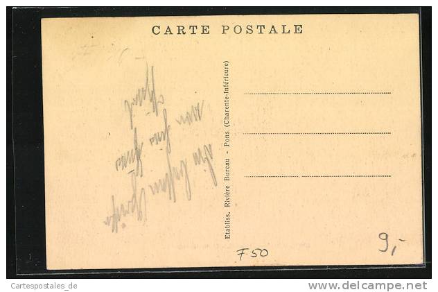 CPA Les Pieux, Entree Du Bourg - Other & Unclassified