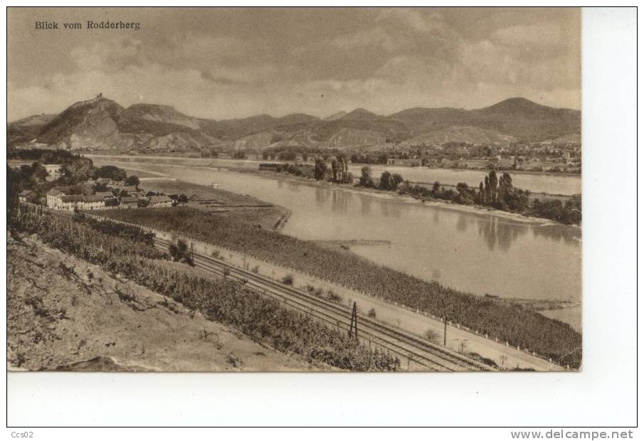 Blick Vom Rodderberg, Drachenfels Und Siebengebirge 1923 - Rheingau