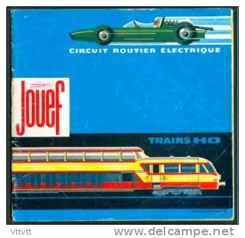 Ancien Catalogue JOUEF Trains HO, Circuit Routier Electrique Record 64, Brik, Ferrari, Jaguar, Lotus, Mercedes... - Littérature & DVD